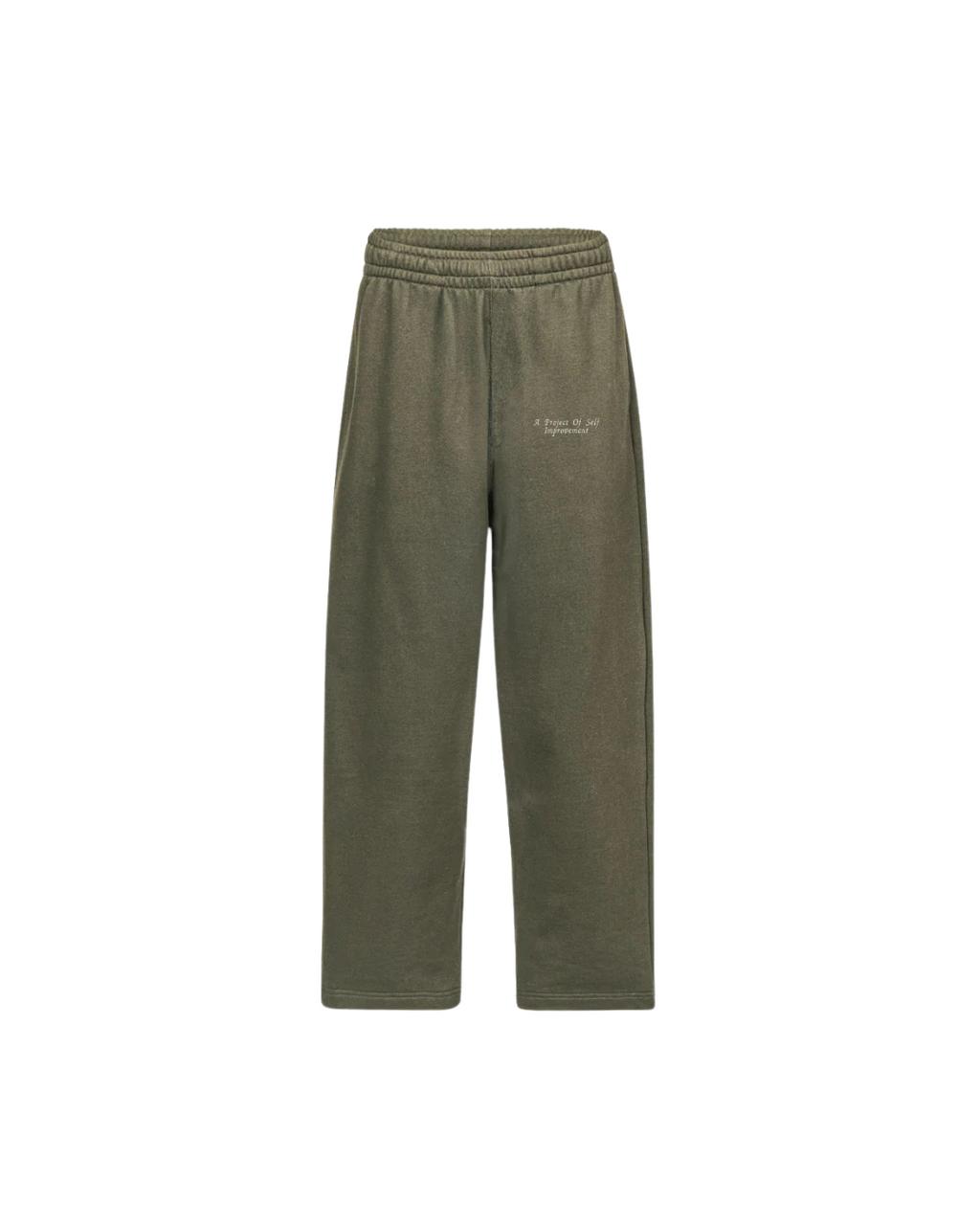 Olive Open Leg Sweatpants - Basics