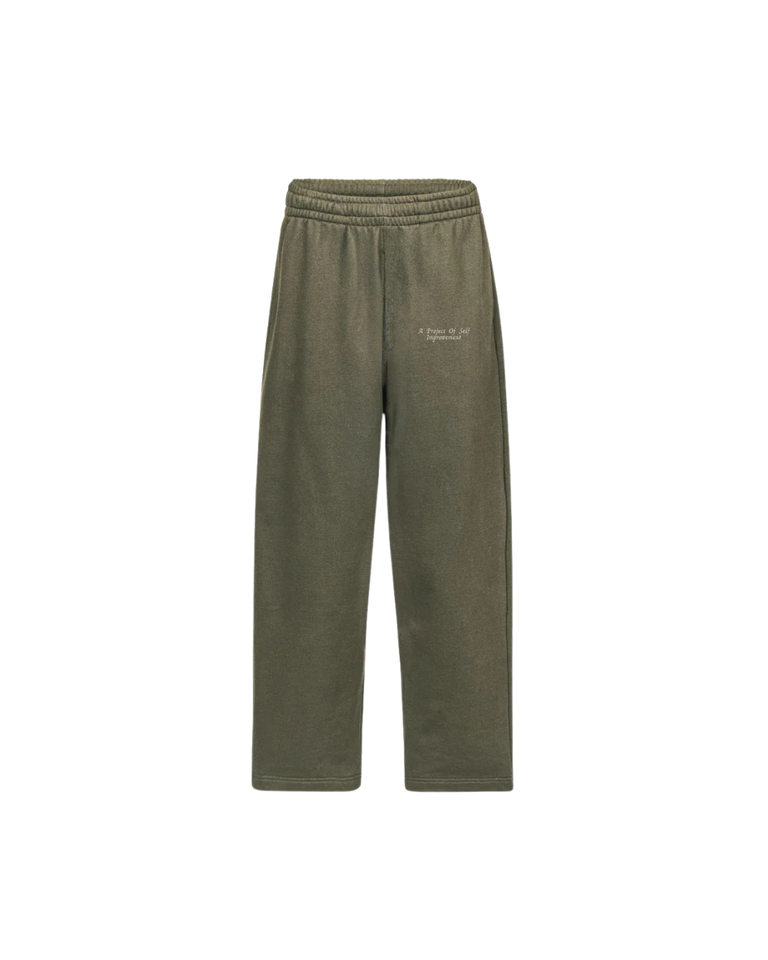 Olive Open Leg Sweatpants - Basics