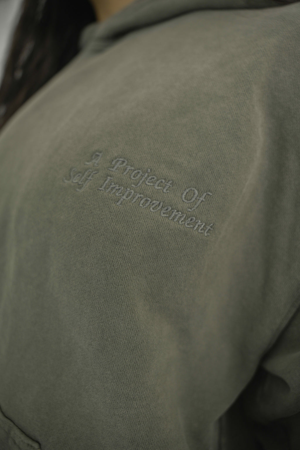 Olive  Oversized Hoodie - Basics